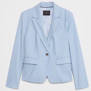 NWT Banana Republic Stretch Twill Blazer light blue Sz 8